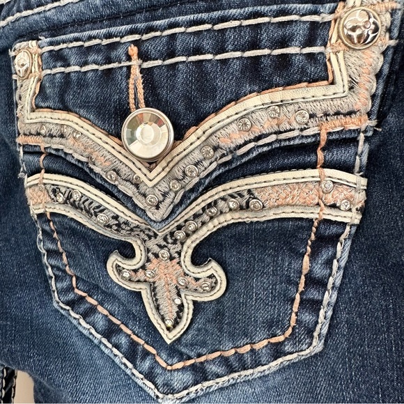 Rock Revival Iselin Cropped  Denim Capri Size 25 - Picture 5 of 13